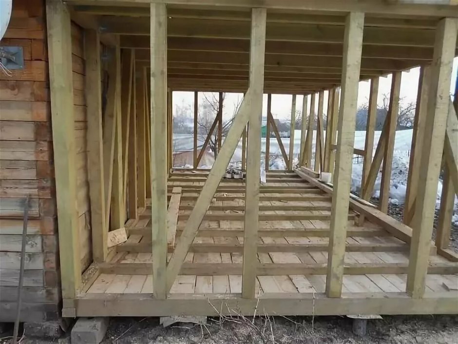 Каркас пристроя