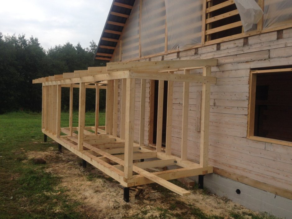 Каркас веранды