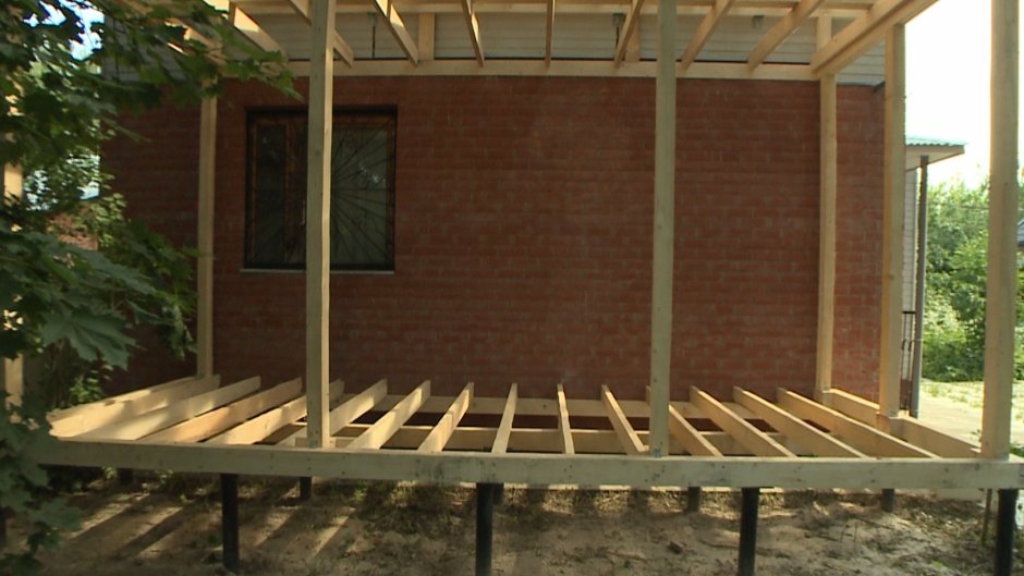 Каркас веранды