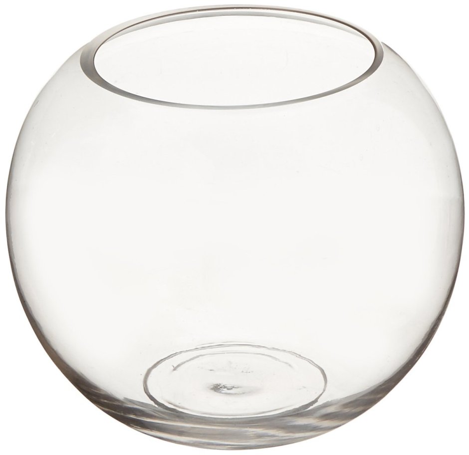 Стеклянный аквариум круглый