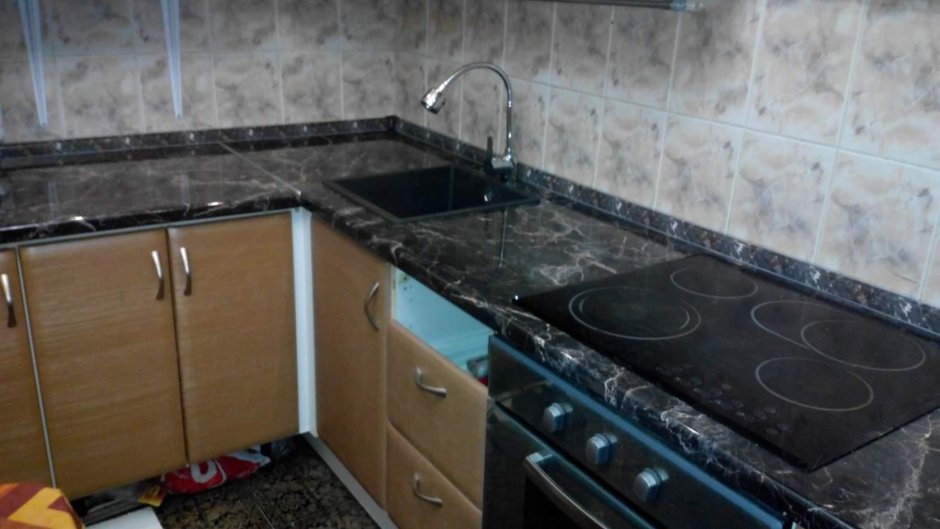 Столешница мойка варочная панель