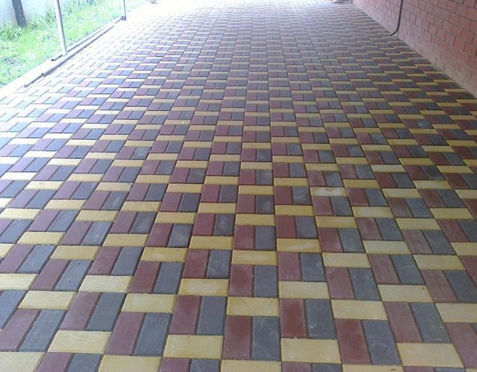 Укладка тротуарной плитки