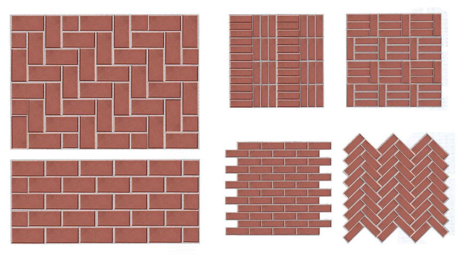 Фламандская кладка в 2 кирпича