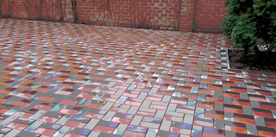 Брусчатка тротуарная 200х100х40