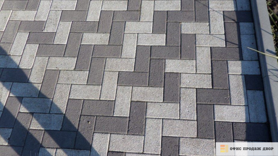 Тротуарная плитка кирпичик 200х100х60