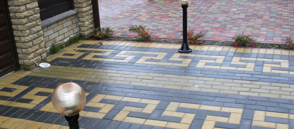 Брусчатка узор Версаче