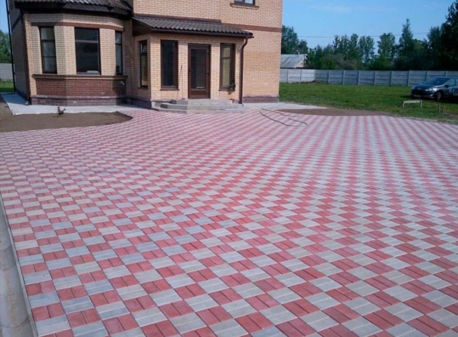 Варианты укладки брусчатки