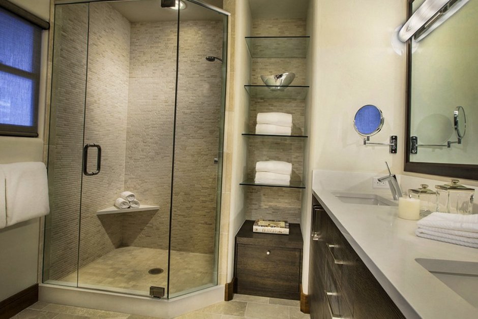 Санузел с душевым уголком