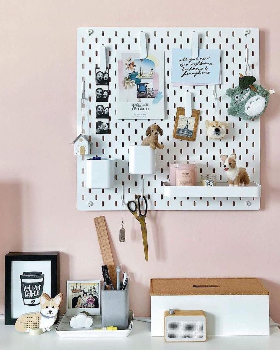 Органайзер вязаный настенный