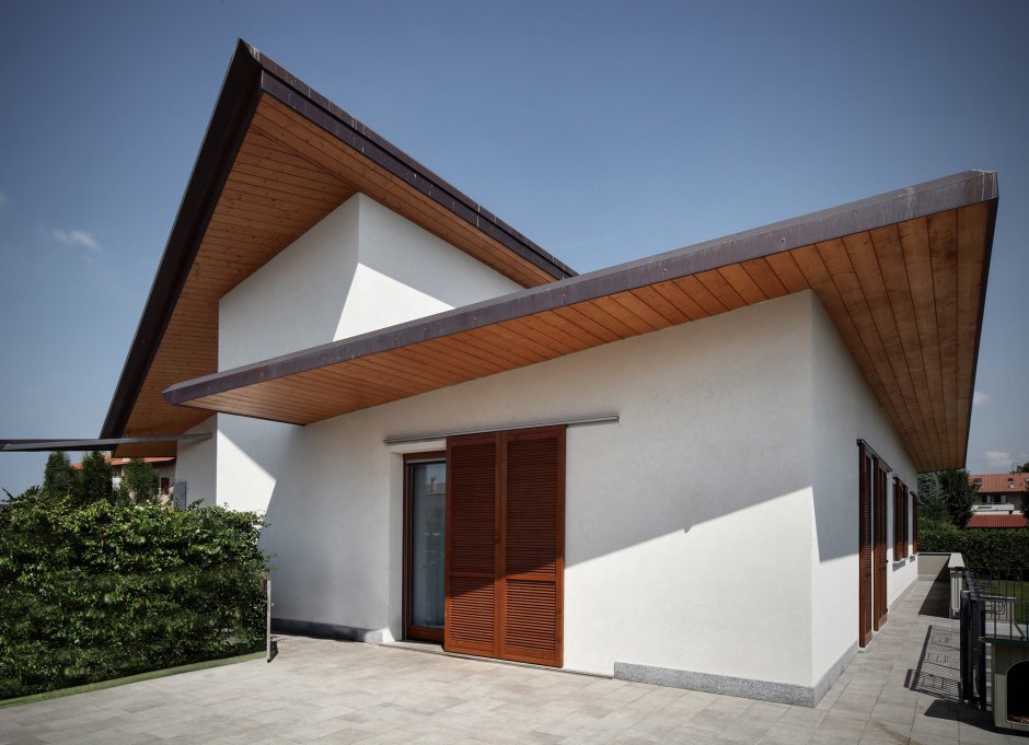 Оригинальные односкатные крыши