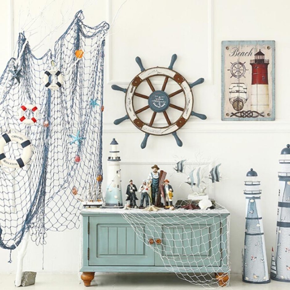 Декор в морском стиле