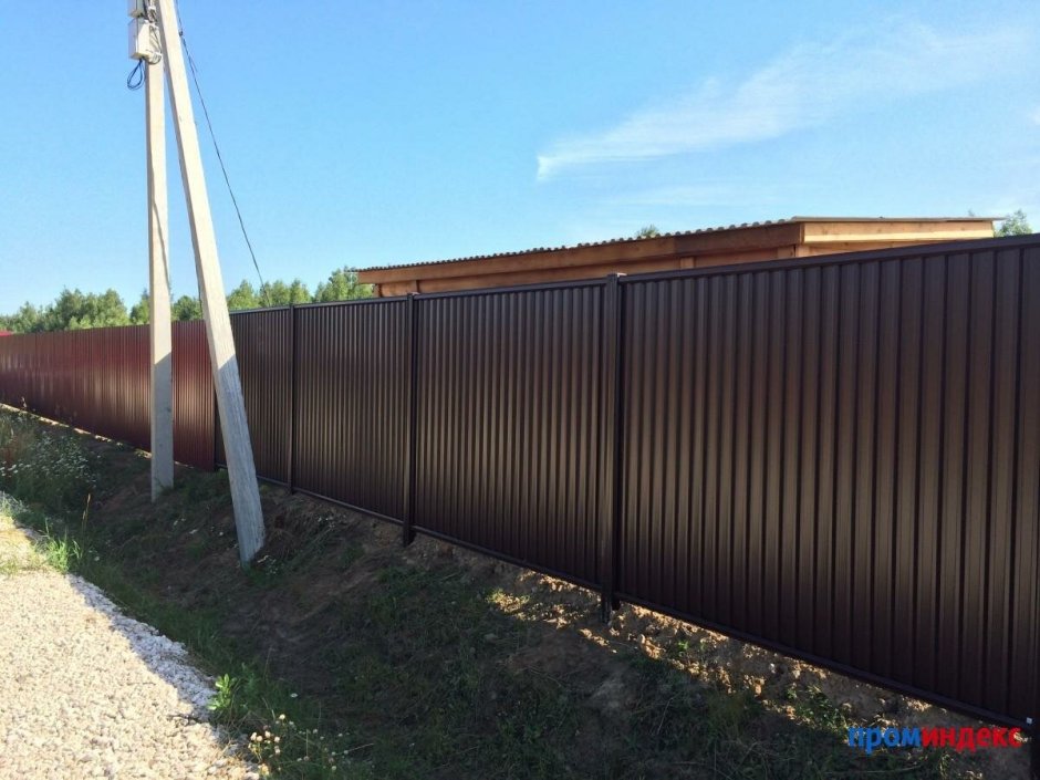 Забор из профлиста с10