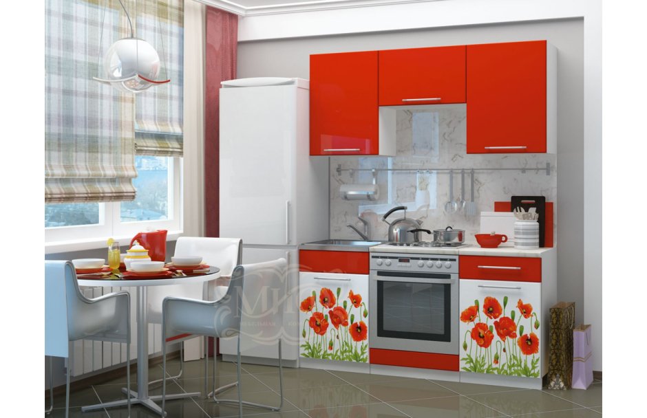 Кухня маки угловая 1.33х1.63