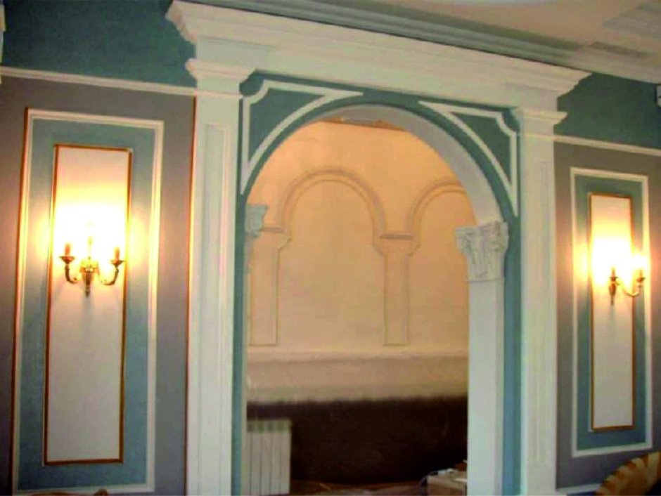 Лепнина для арки в квартире