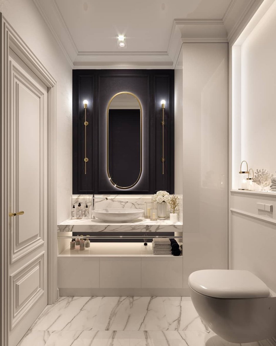 Неоклассика в ванной