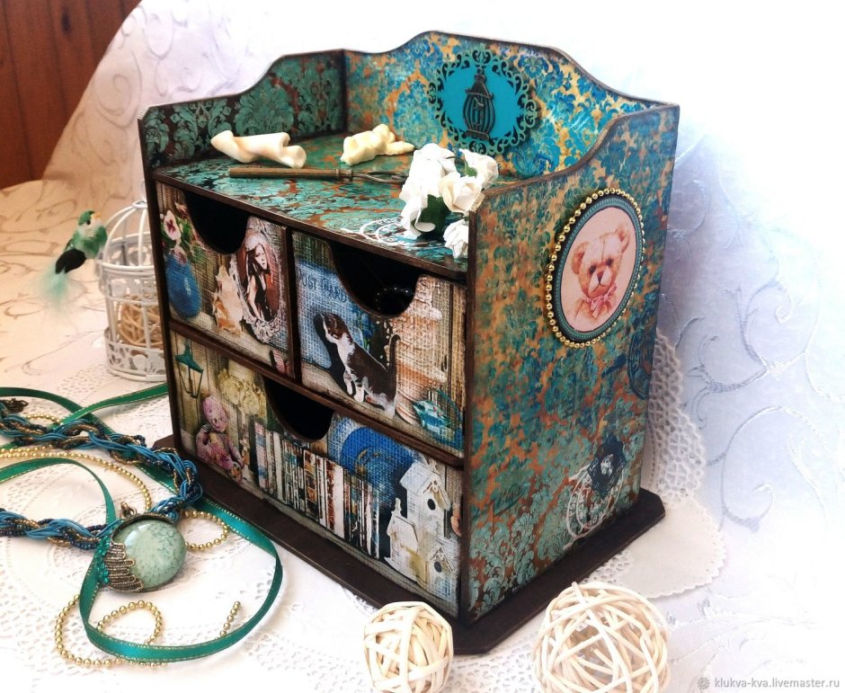 Мини комод настольный