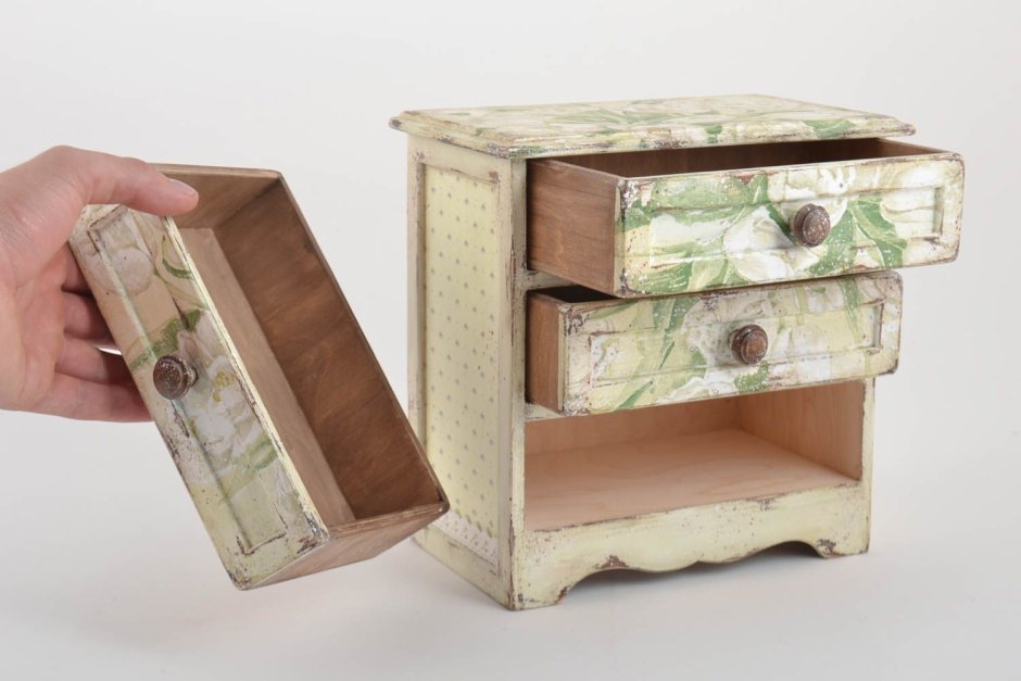 Мини комод деревянный