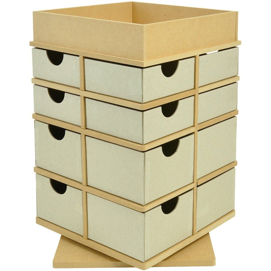 Комод из картона легкий