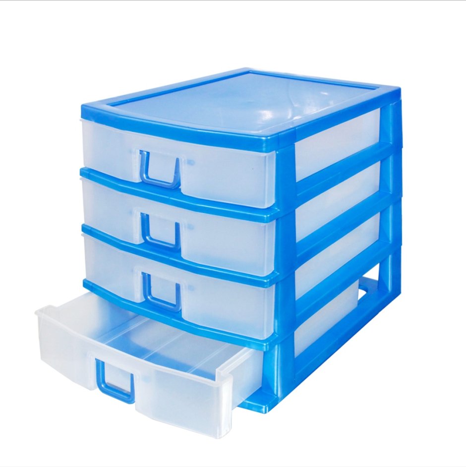 Универсальный бокс 5-х секц.(комод) МИЛИХ пластик(1) х2