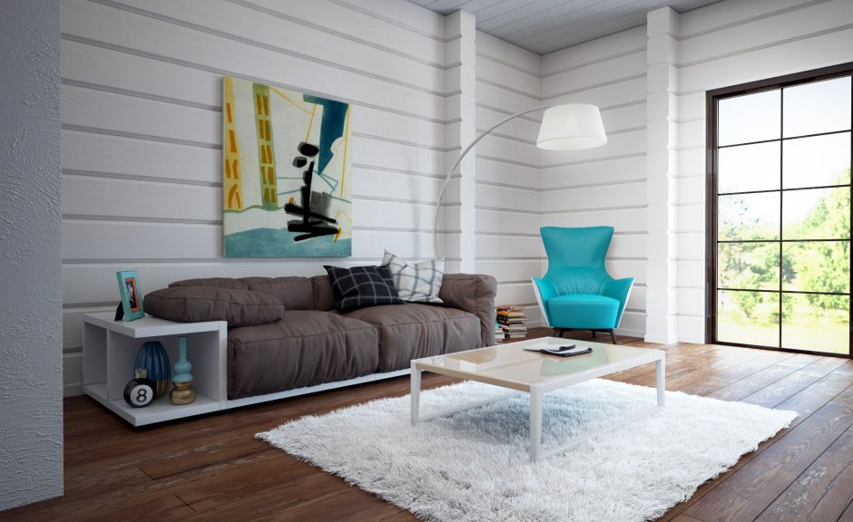 Tikkurila зеленый имитация бруса