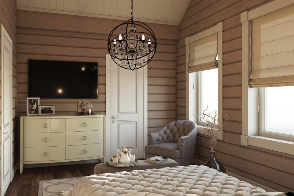 Tikkurila зеленый имитация бруса