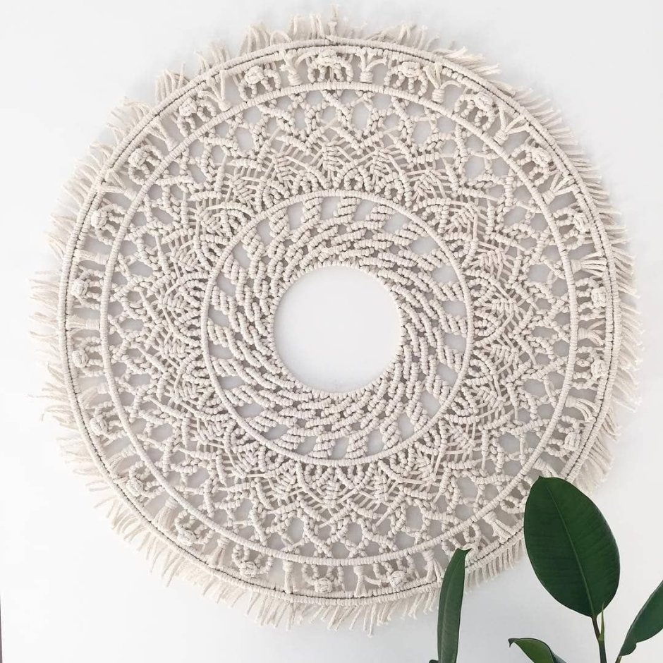 Панно макраме и Мандала