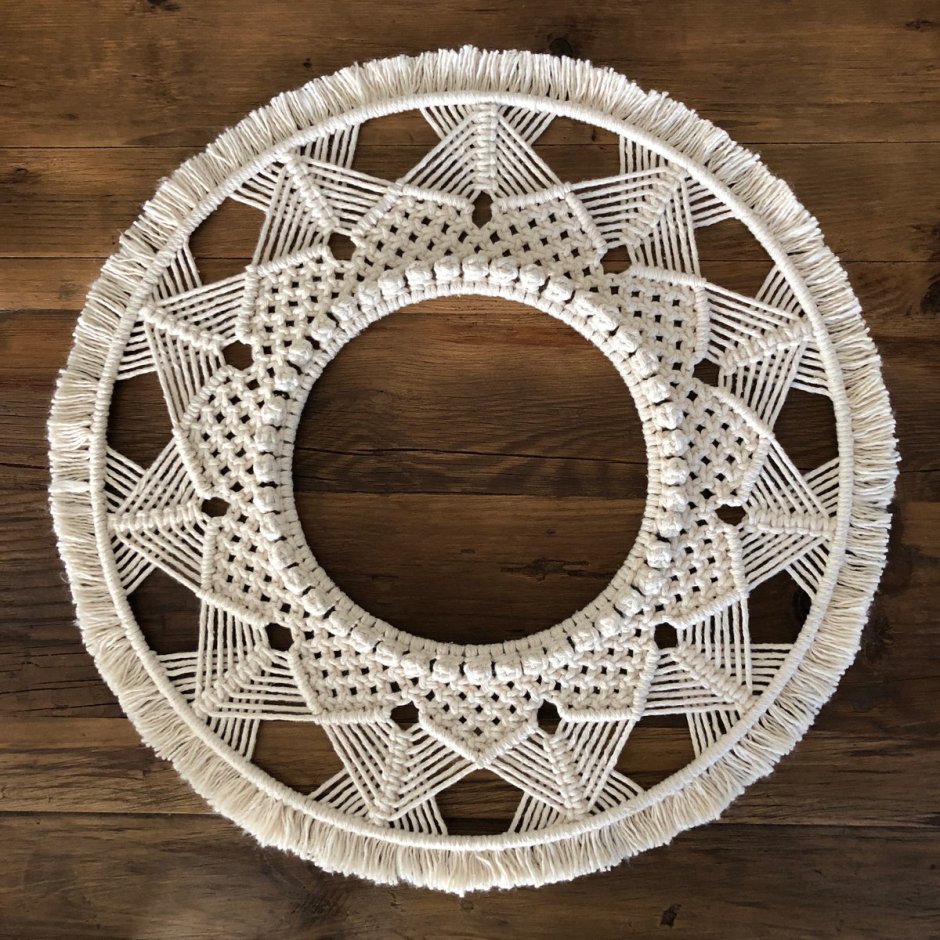 Макраме в круге