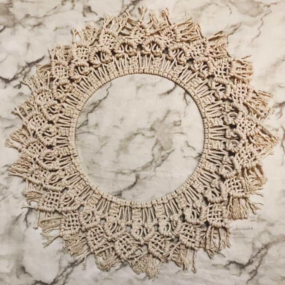 Макраме круглое