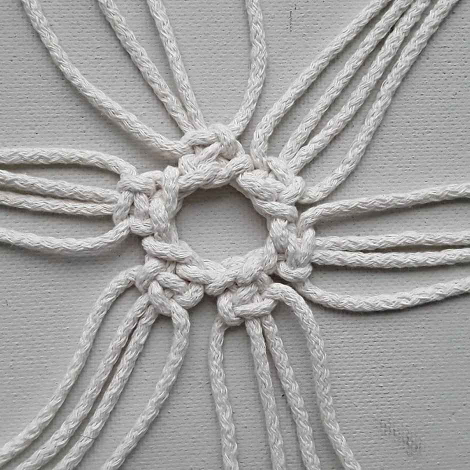 Макраме в круге