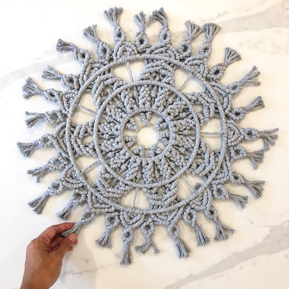 Мандала макраме
