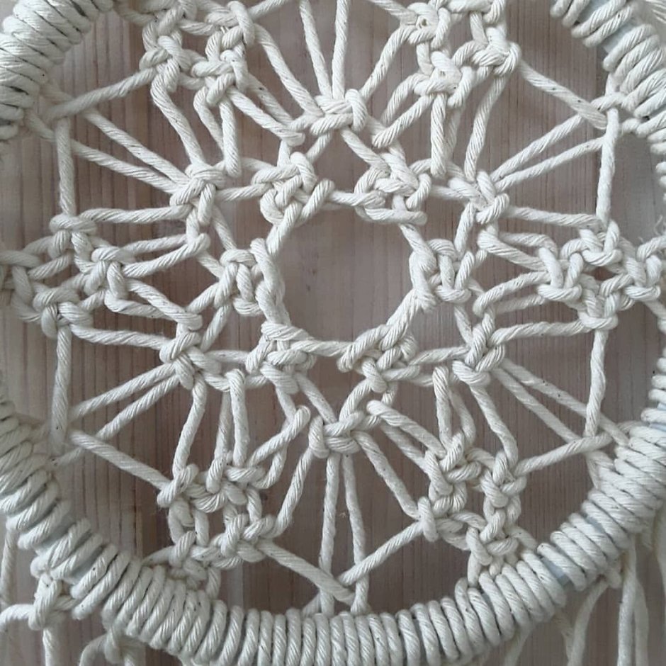 Макраме плетение по кругу