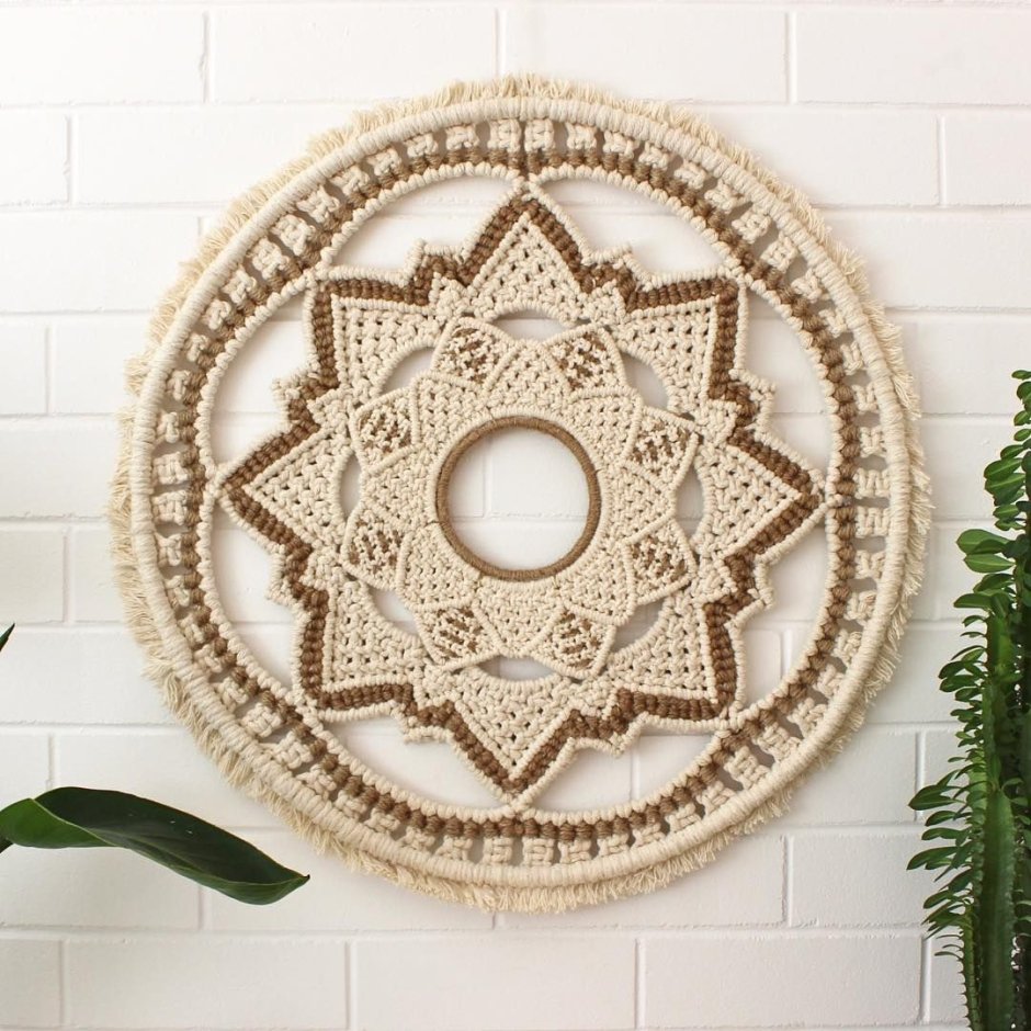 Макраме круглое