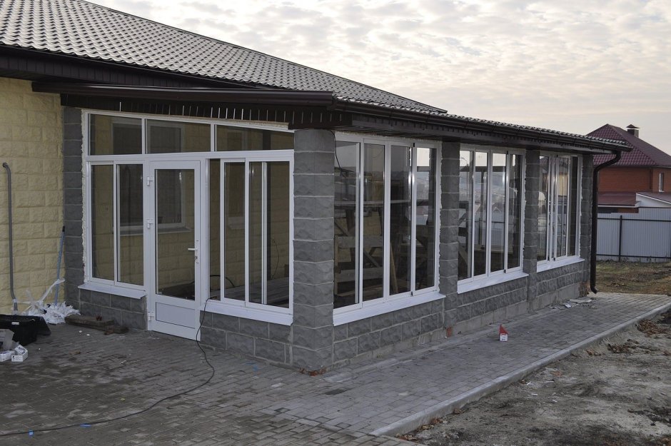 Палаццо остекление террасы
