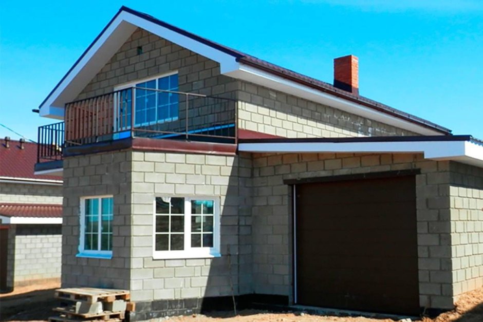 Пристрой гаража к дому