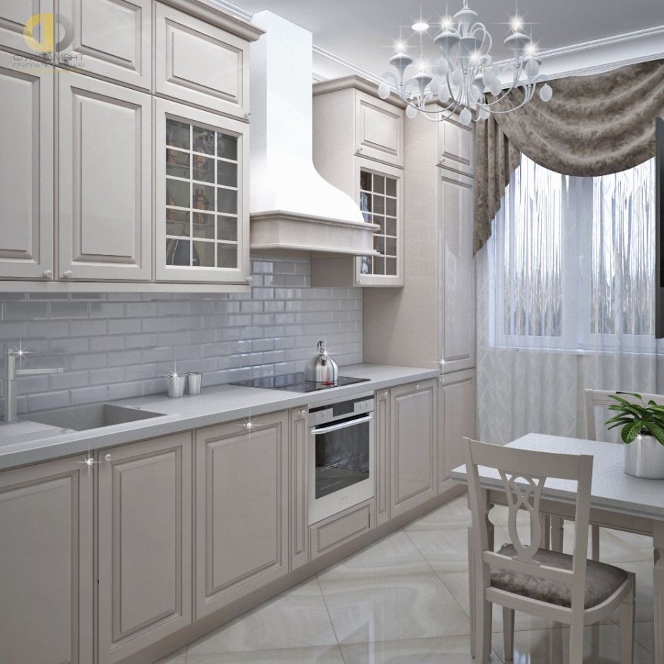 Кухня Неоклассика Мария белая