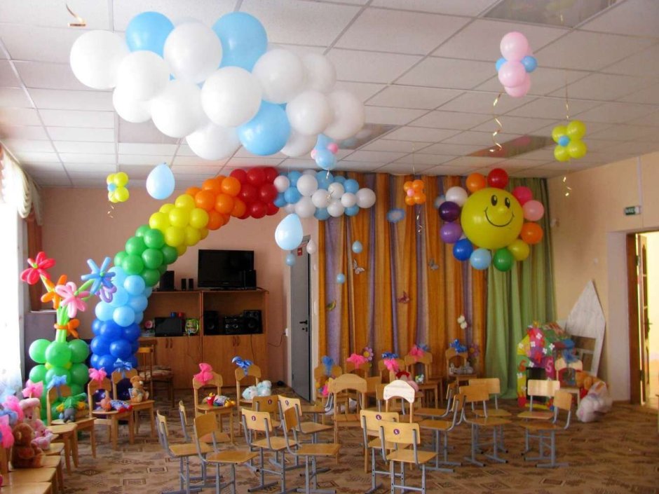 Шары на выпускной в детском саду