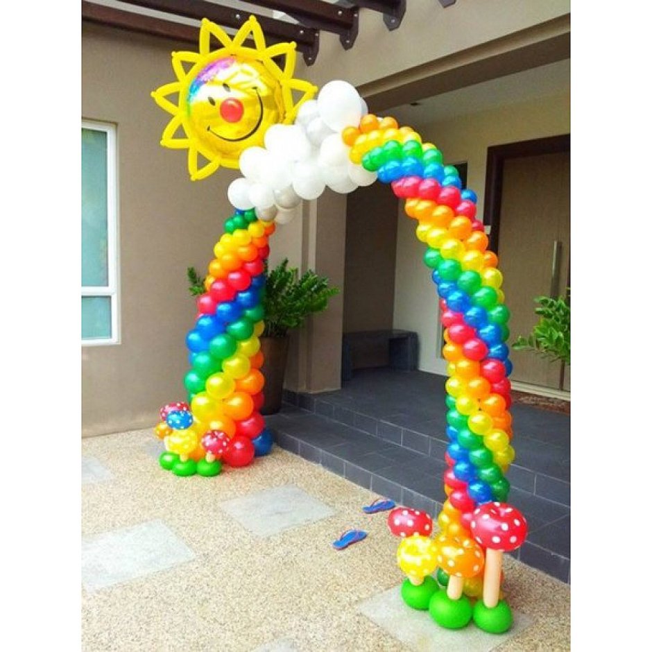 Украшение шарами