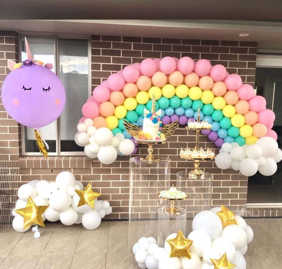 Украшение воздушными шарами