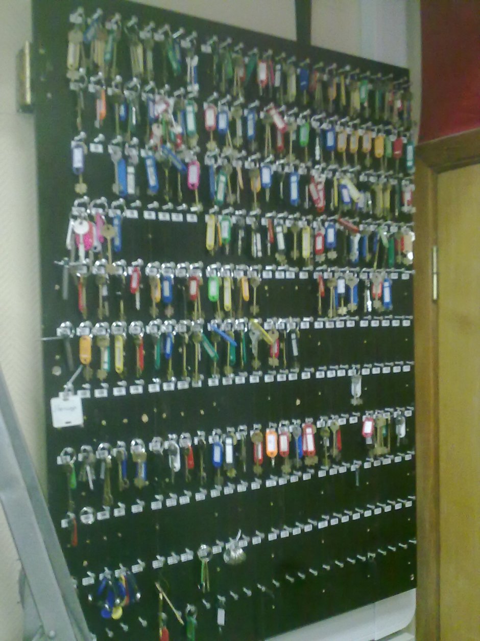 Стенд для хранения ключей