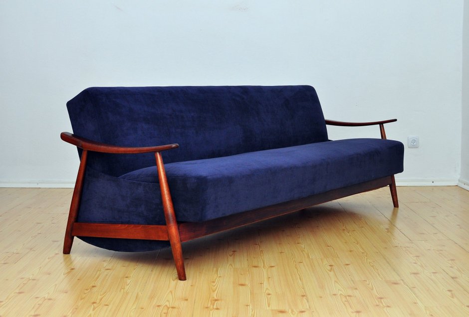 Диван книжка синий