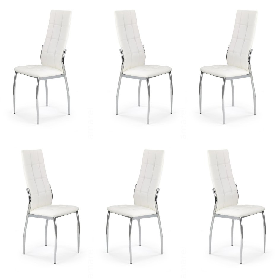 Кеттиль стул, белый/Knisa светло-серый 605.003.25