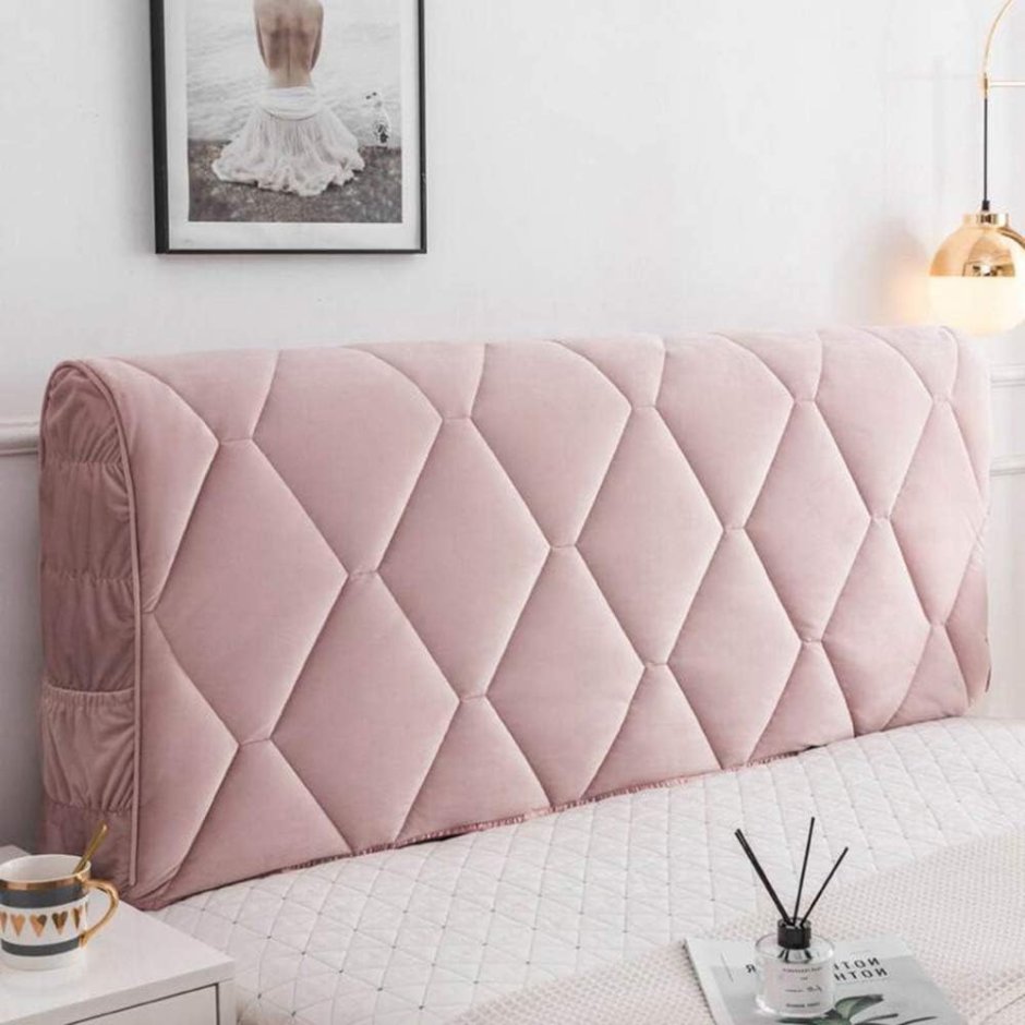 Мягкий чехол на спинку кровати