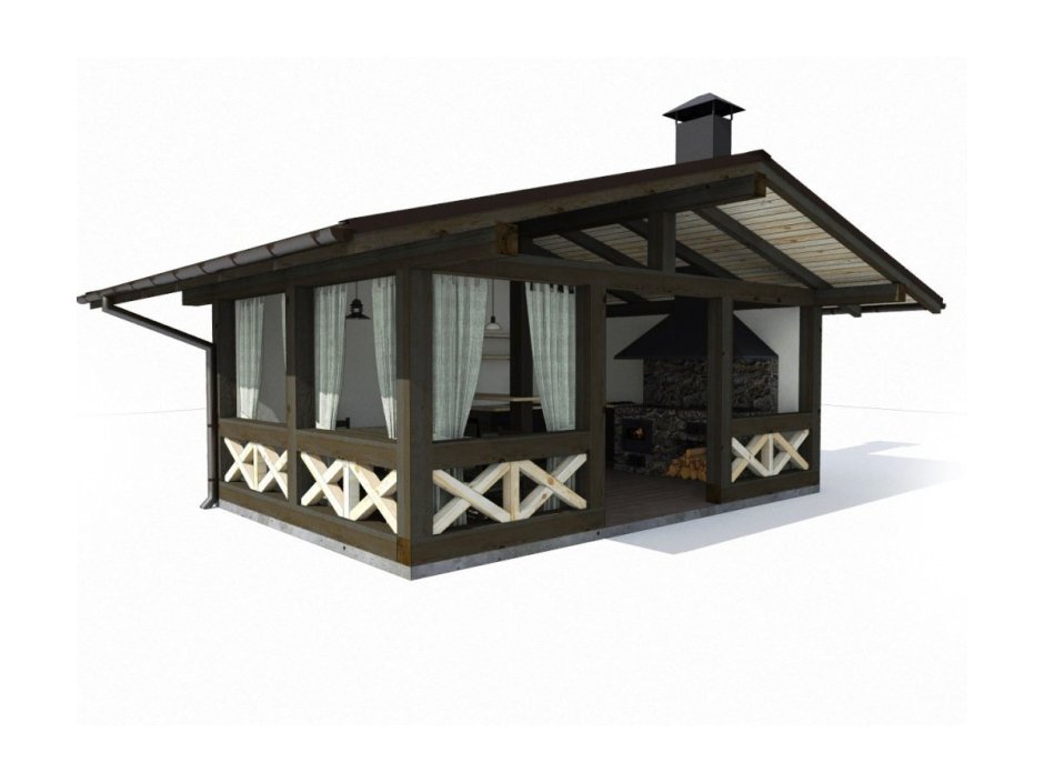 Беседка 6 на 4