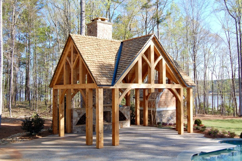 Беседки Тимбер фрейм и фахверк