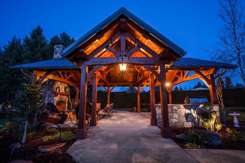 Беседка Тимбер фрейм