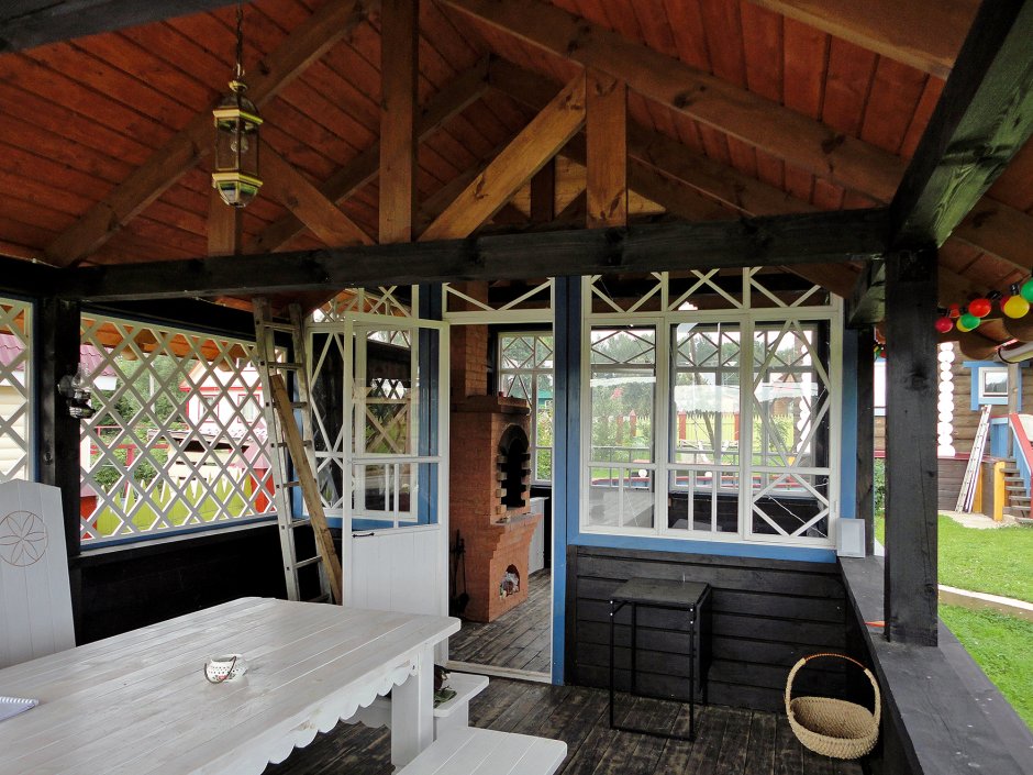 Веранда в русском стиле