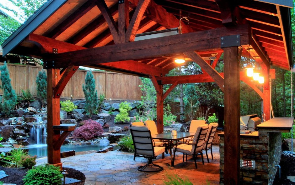 Красивые беседки для дачи