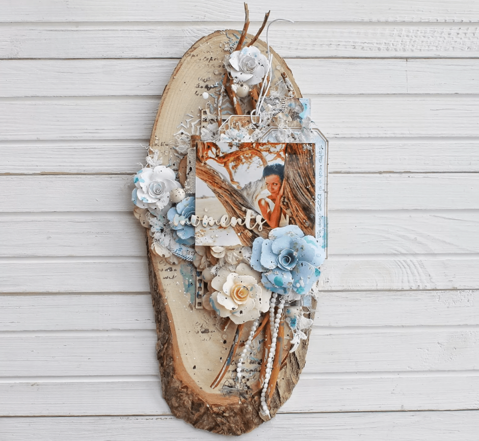 Панно на спиле дерева