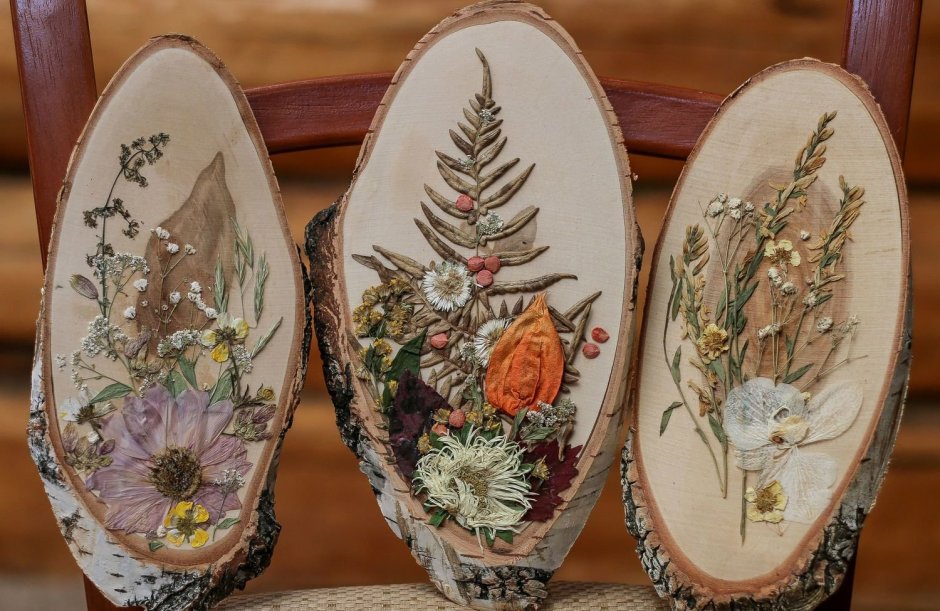 Композиция на спиле дерева