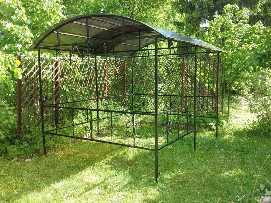 Каркас беседки из металла
